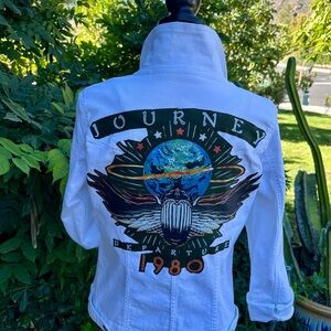 Riders by Lee White Graphic Jean Jacket